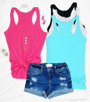Racerback Relaxed Fit Tank