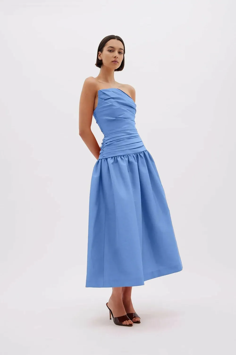 Rachel Gilbert Banks Dress in Cornflower Size AU 8