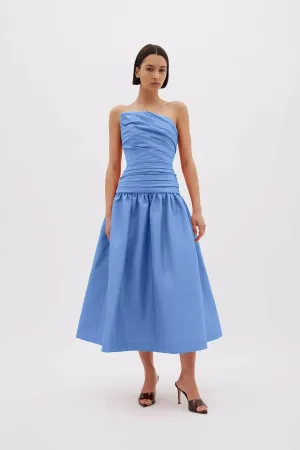 Rachel Gilbert Banks Dress in Cornflower Size AU 8