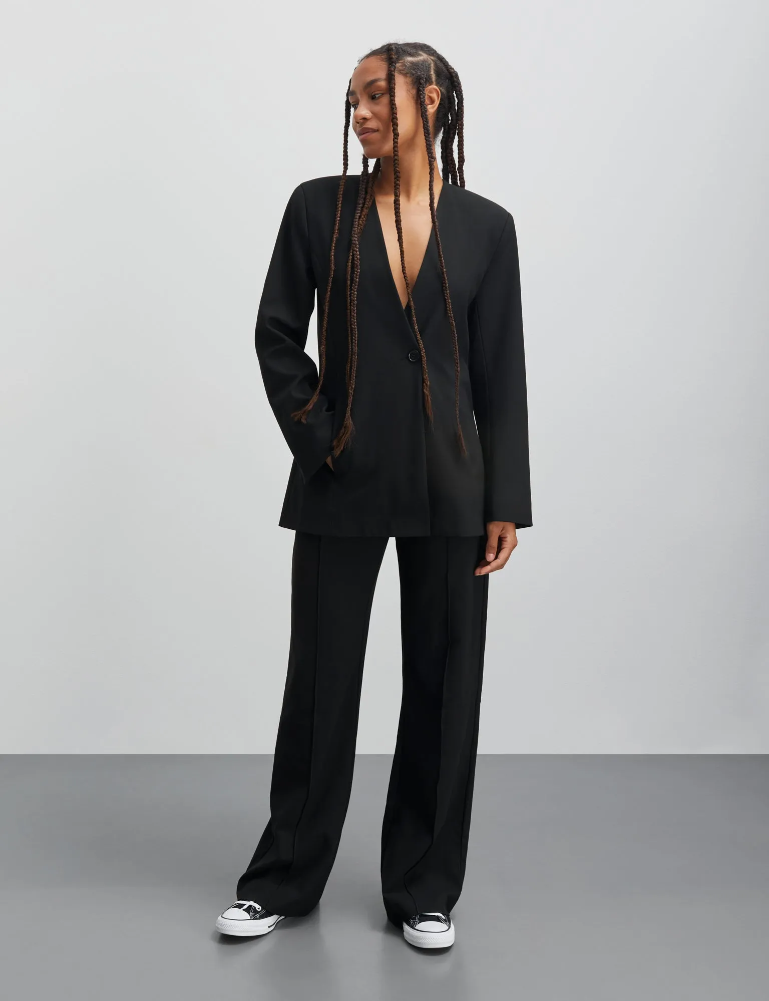 Recycled Sportina Fusia Blazer, Black