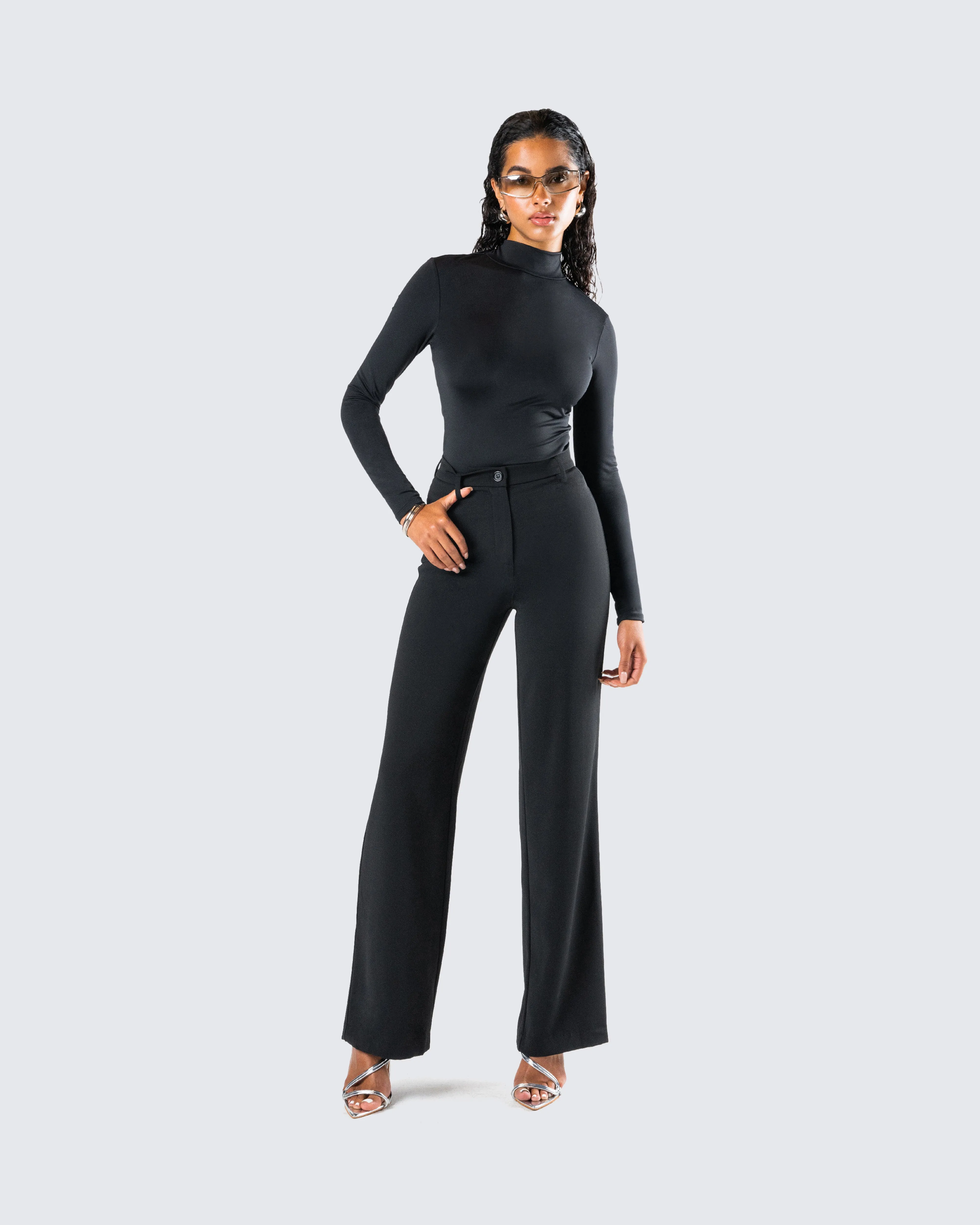 Roberta Black High Rise Pant