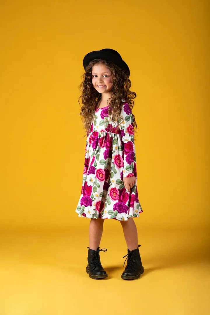 ROCK YOUR KID | LUNA LONG SLEEVE GOLDIE DRESS
