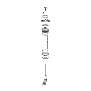 RockShox Compression Damper - Crown Turnkey Judy Silver A1  / 30 Silver A3 
