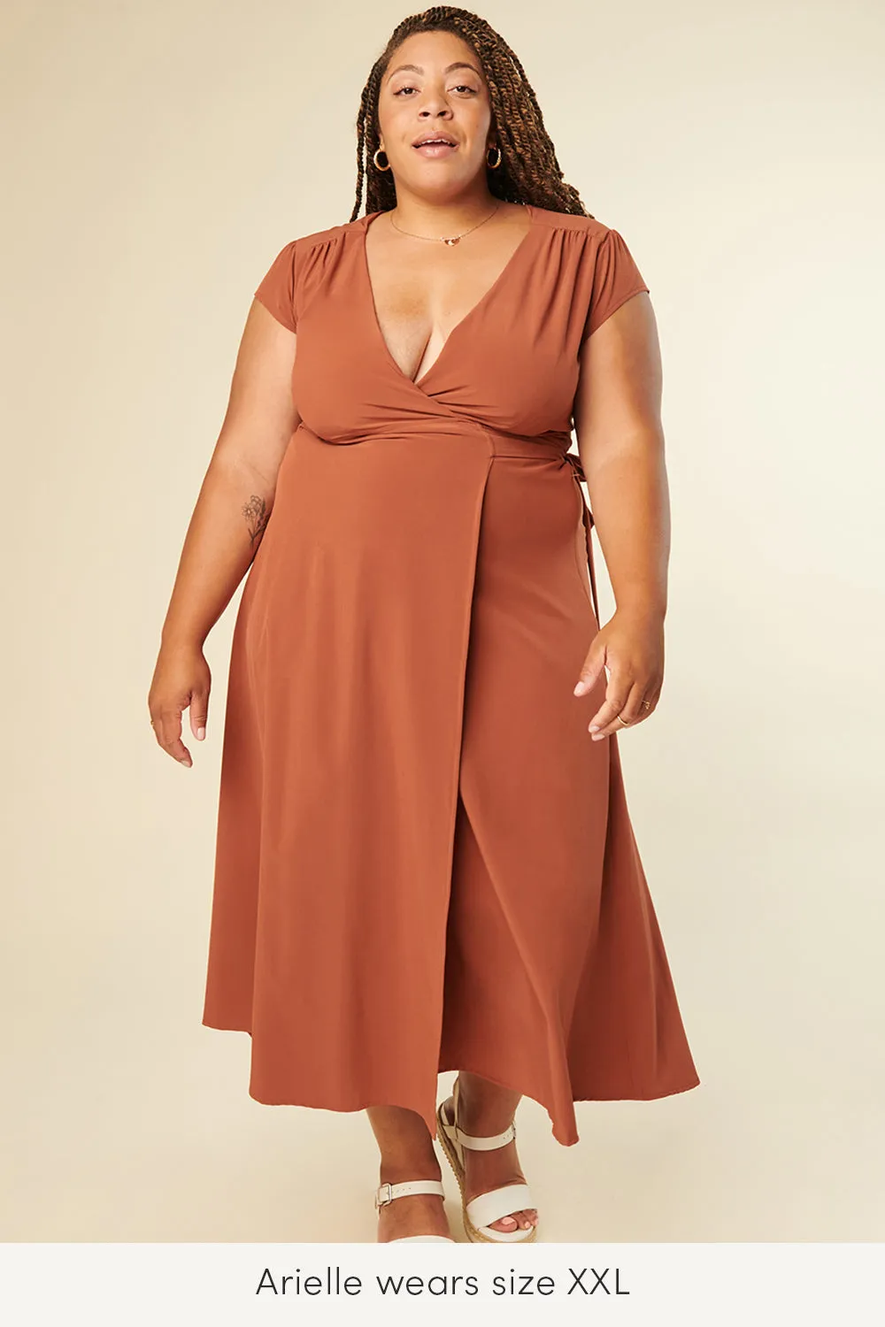 Roma Reversible Wrap Dress