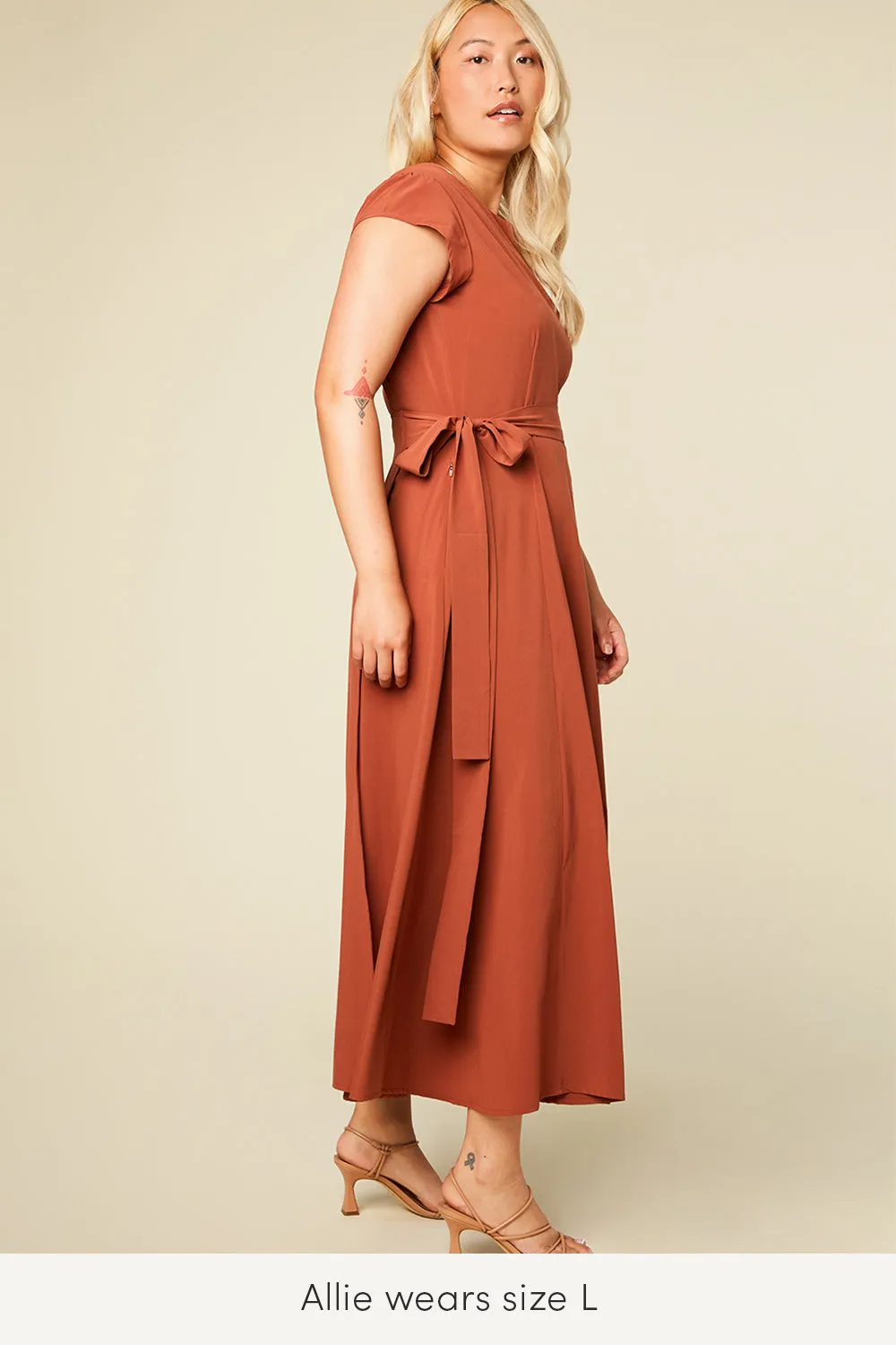 Roma Reversible Wrap Dress