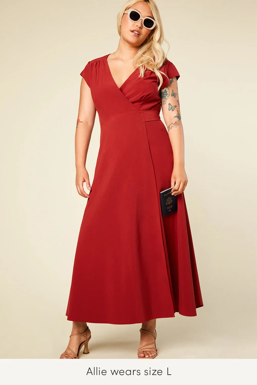 Roma Reversible Wrap Dress