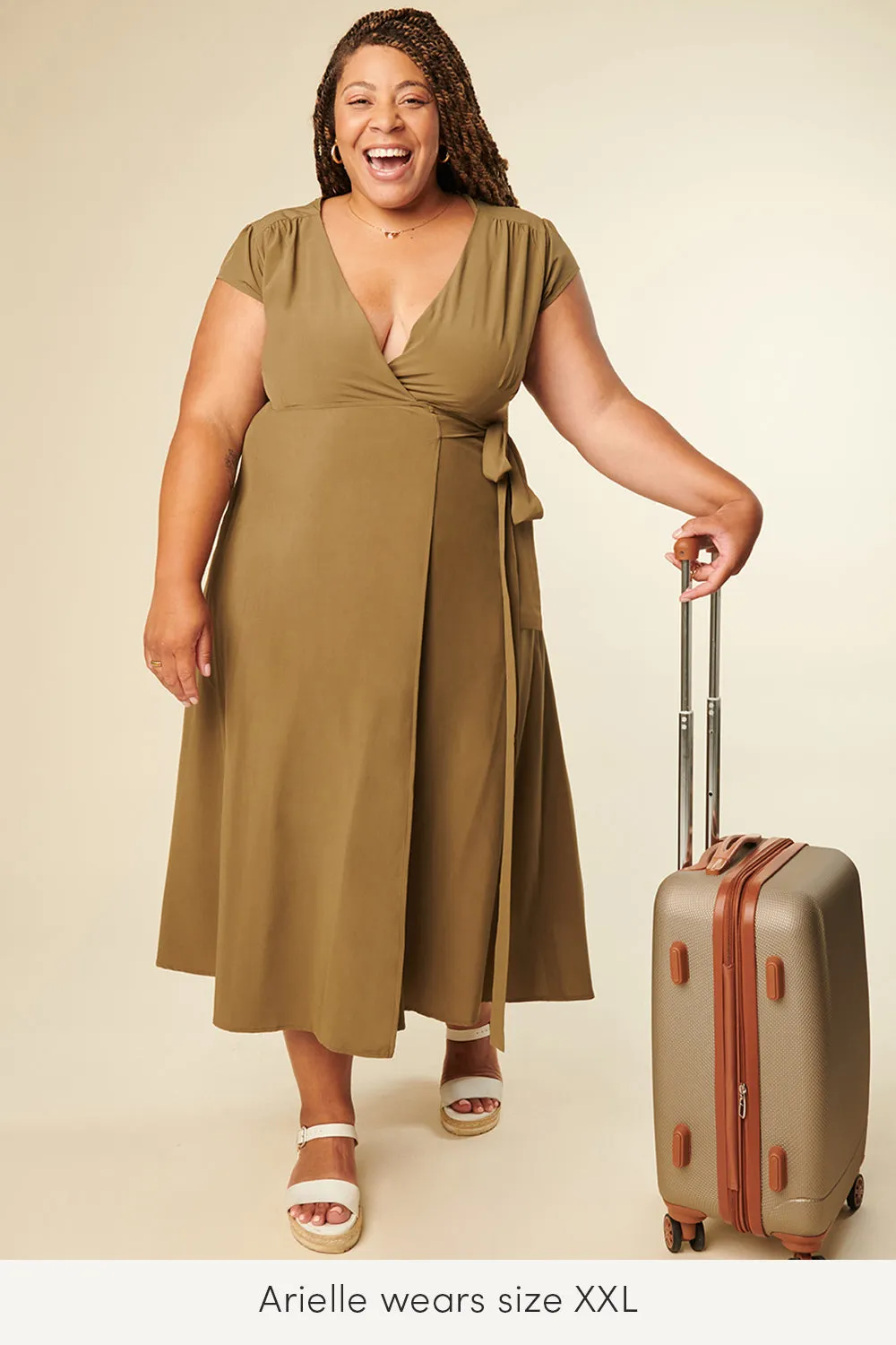 Roma Reversible Wrap Dress
