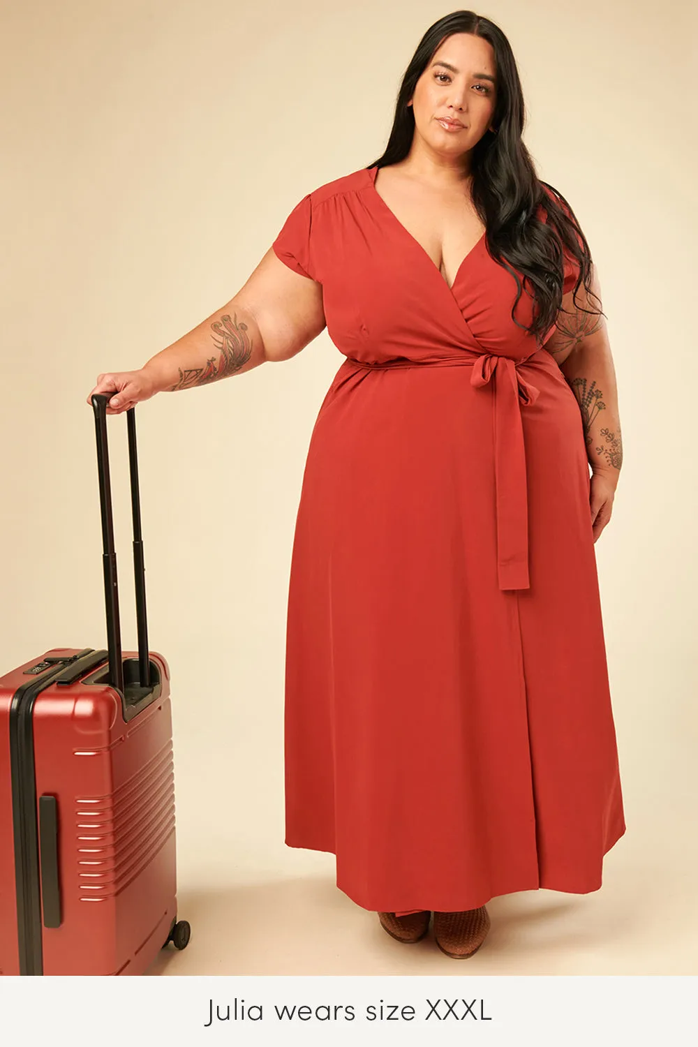 Roma Reversible Wrap Dress