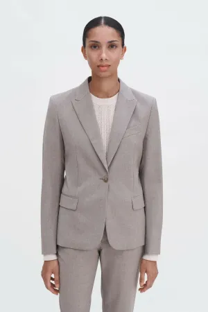 Sasha Cool Wool Blazer Faded Khaki