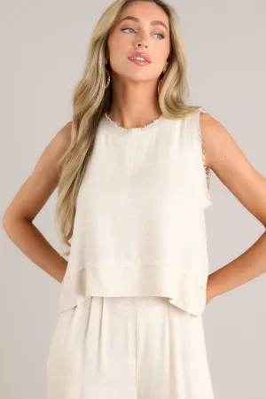 Shoreline Stroll Oatmeal Tank