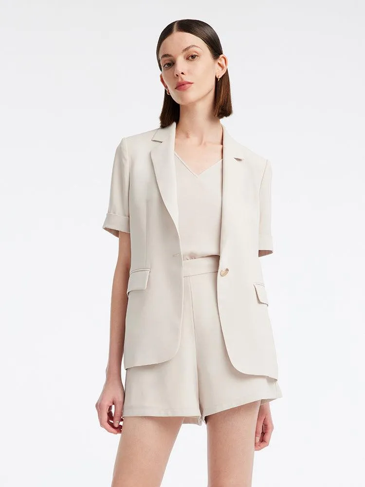 Short Sleeve Blazer Suit (Blazer Short)