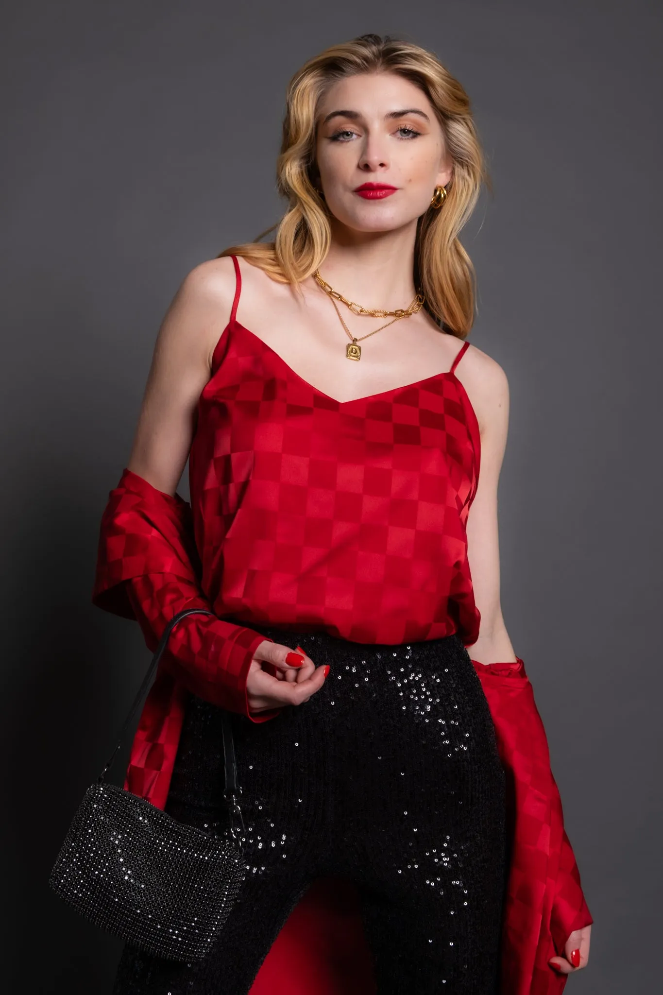 Show Me Your Mumu Spotlight Satin Tank
