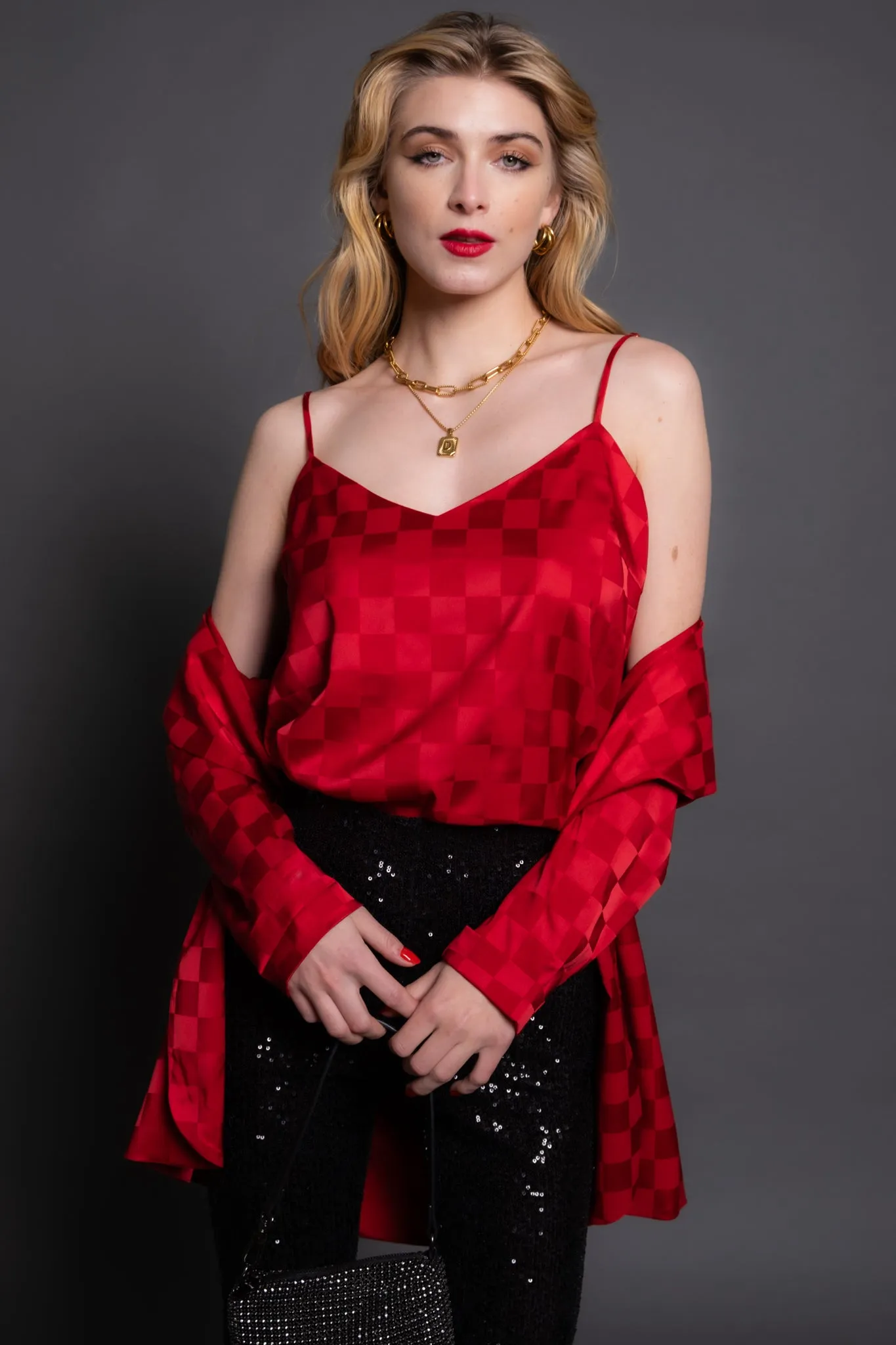 Show Me Your Mumu Spotlight Satin Tank