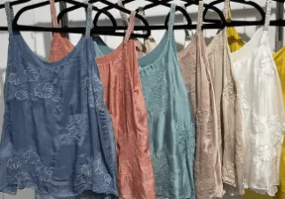 Silk Tank Top by Made in Italy