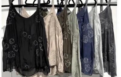 Silk Tank Top by Made in Italy