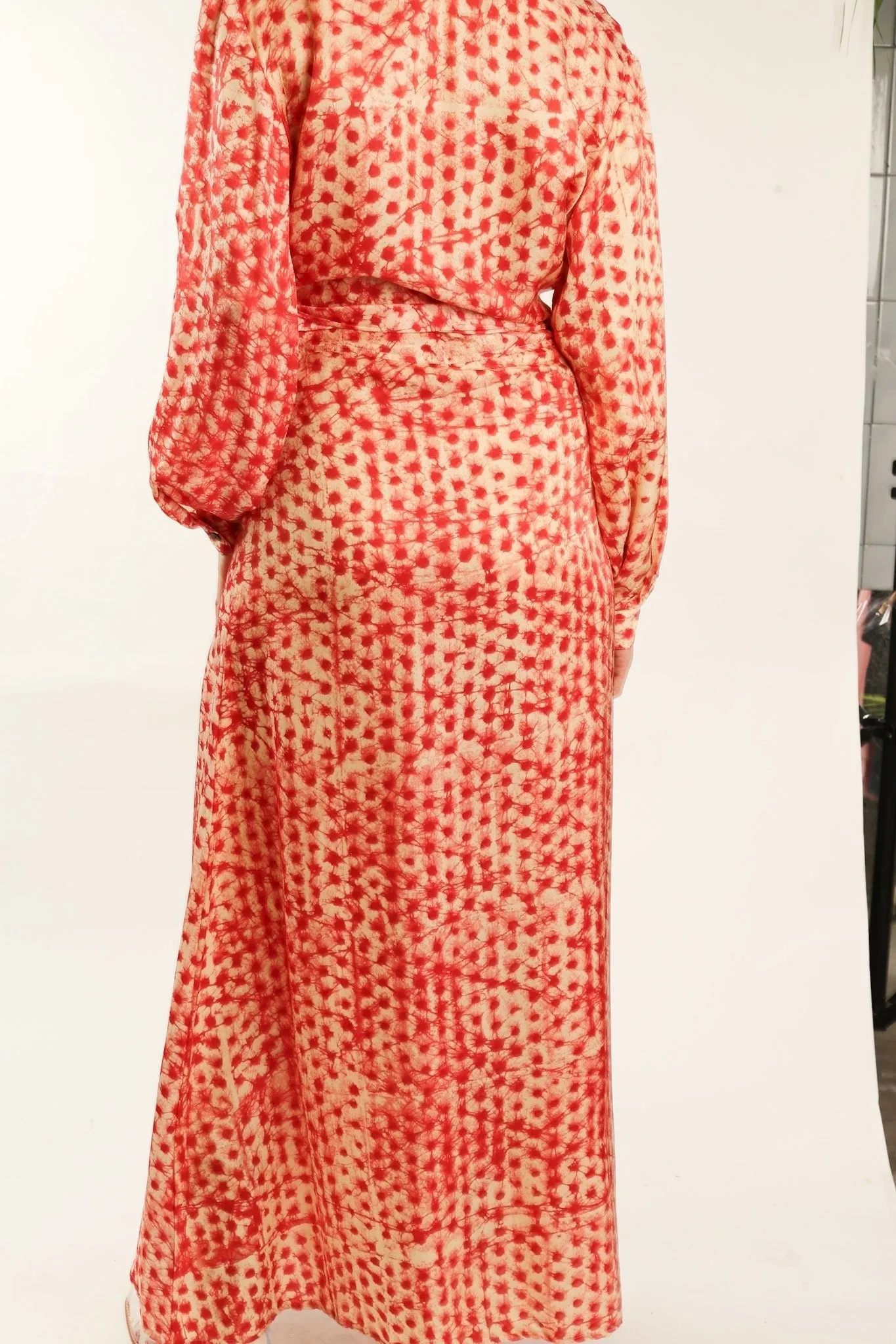 Silk WRAP DRESS CECYLIA