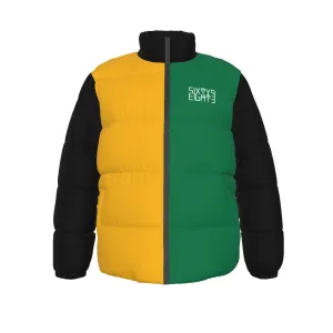 Sixty Eight 93 Logo White JAM Unisex Puffer Jacket