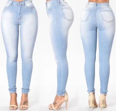 Skinny fit pencil jeans