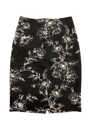 Skirt Midi By White House Black Market In Black, Size: 0