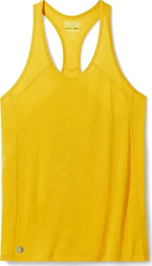 Smartwool Women&#x27;s Merino Sport Ultralite Racerback Tank Honey Gold | Buy Smartwool Women&#x27;s Merino Sport Ultralite Racerback Tank Honey Gold here | Outnorth