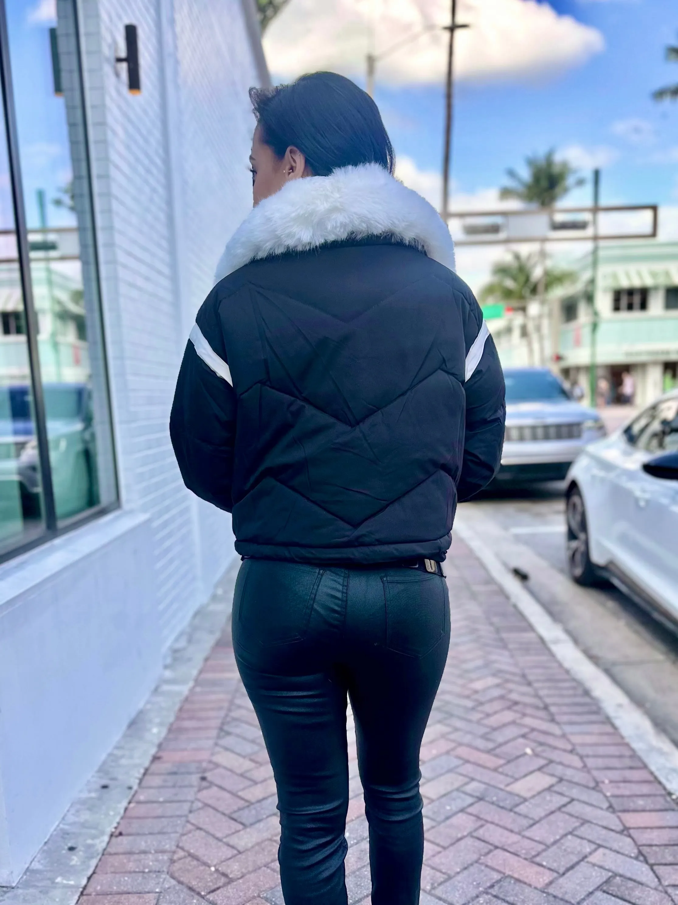 Snow Bunny Faux Fur Jacket