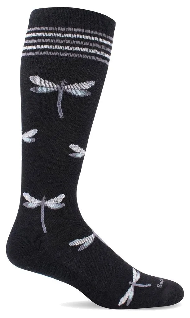 SockWell Dragonfly | Moderate Graduated Compression Socks Black