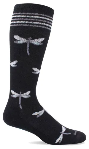 SockWell Dragonfly | Moderate Graduated Compression Socks Black
