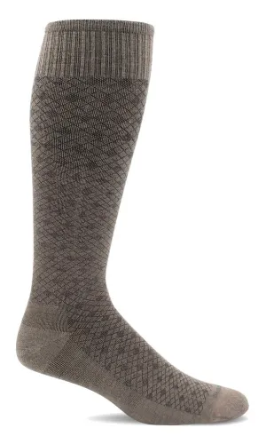 SockWell Men's Featherweight | Moderate Graduated Compression Socks Khaki