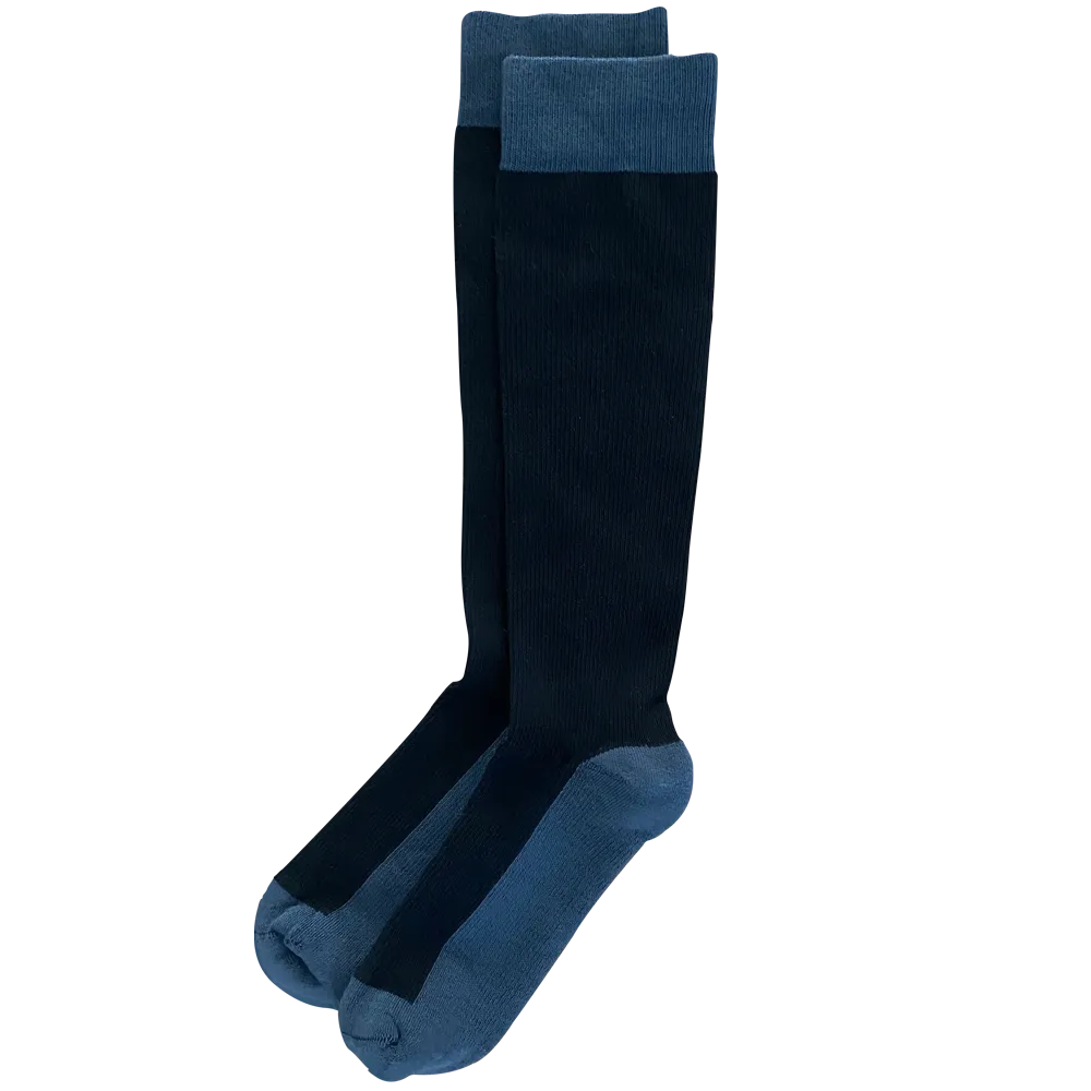 SOLIDS 3-pack of American Made 15-20mmHg OTC Compression Socks
