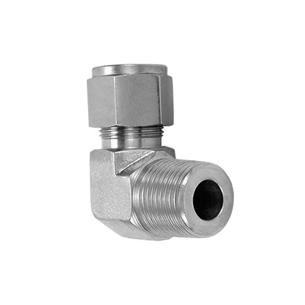 Stainless Steel Elbow 1/2" Male Compression Fitting