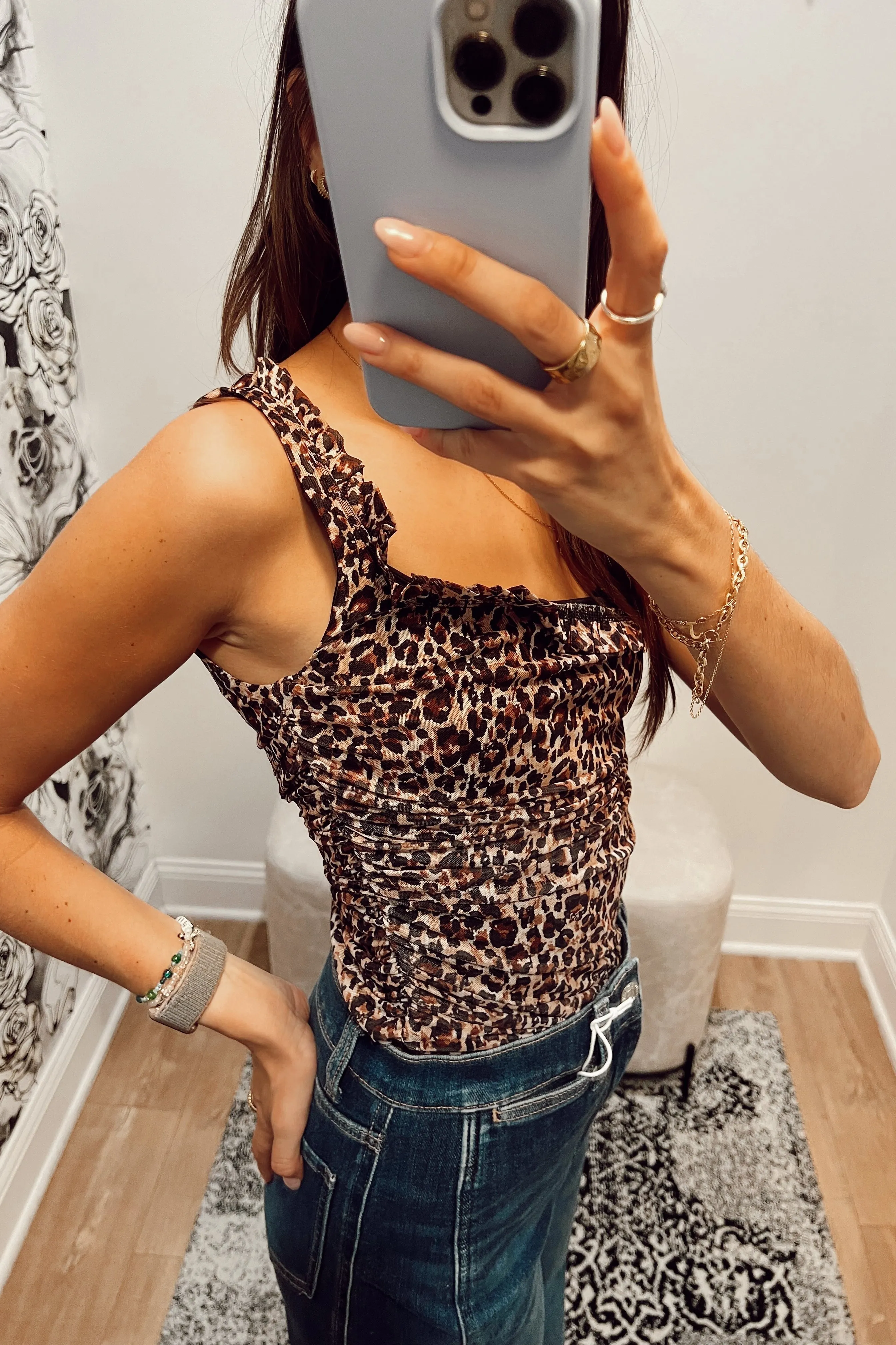 Stanton Cassin Ruffle Top