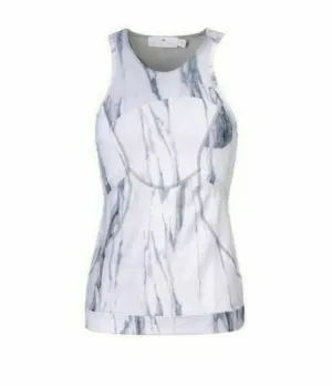 STELLA MCCARTNEY For ADIDAS Marble print stretch top Size 36 ladies