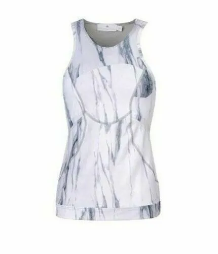 STELLA MCCARTNEY For ADIDAS Marble print stretch top Size 36 ladies
