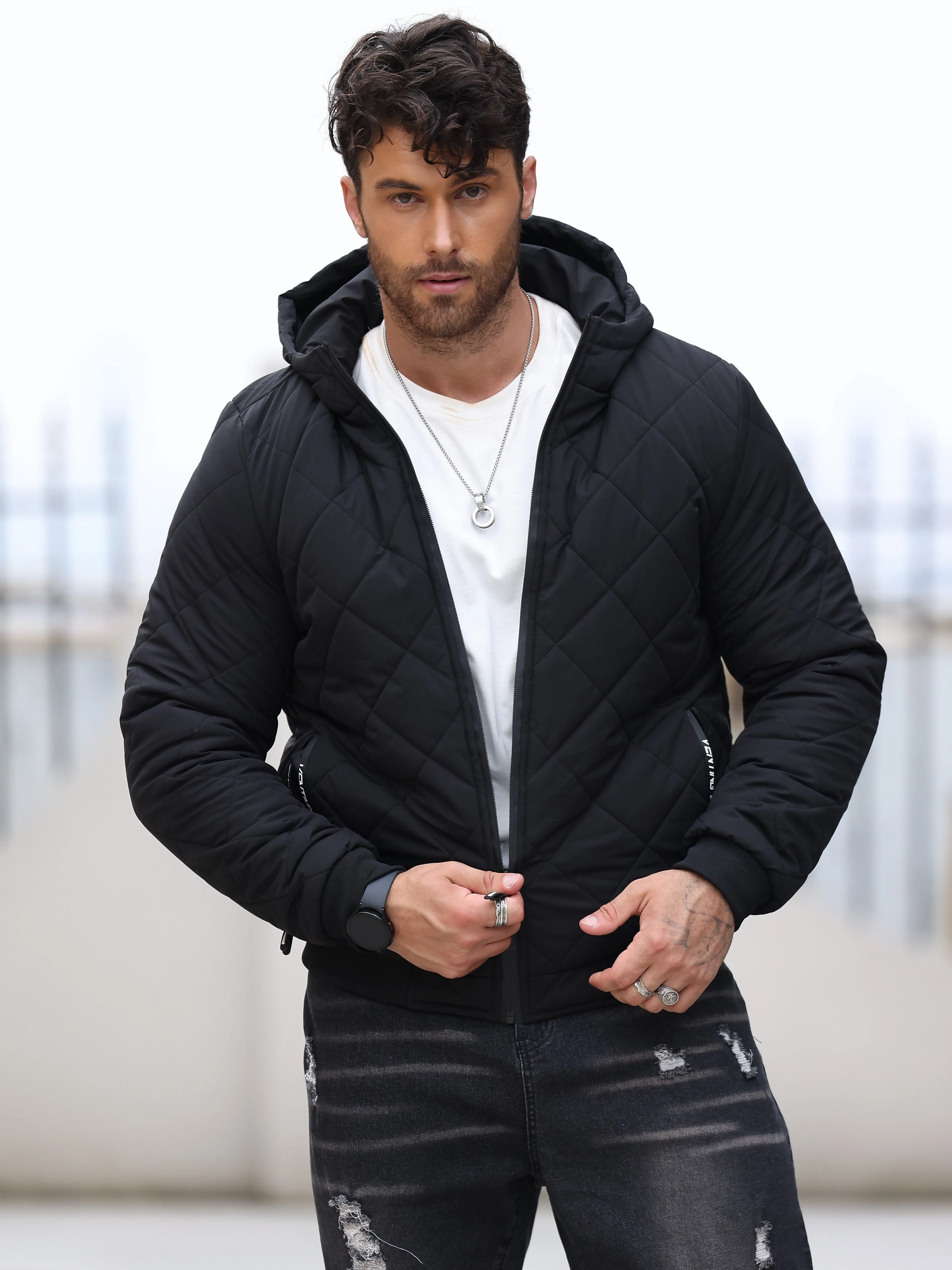 Stylish Solid Puffer Winter Jacket for Men | Ideal for Winter