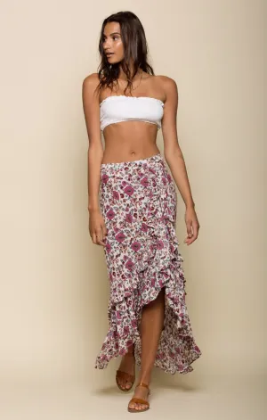 SUMMER BLOOM RUFFLE SKIRT