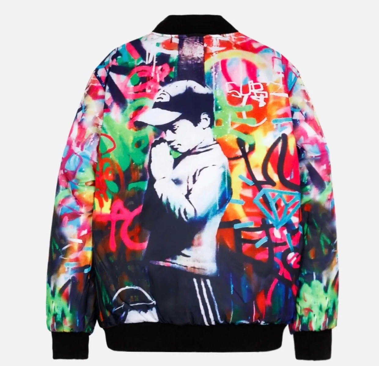 Tango Hotel Bandaged Heart MA1 Reversible Jacket (Camo)