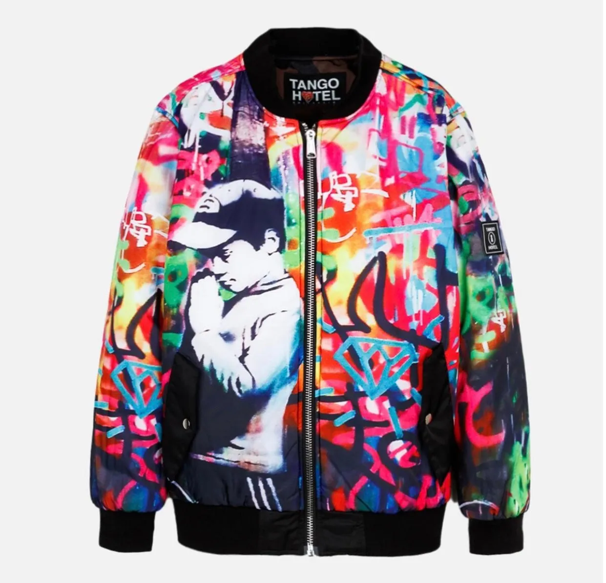 Tango Hotel Bandaged Heart MA1 Reversible Jacket (Camo)