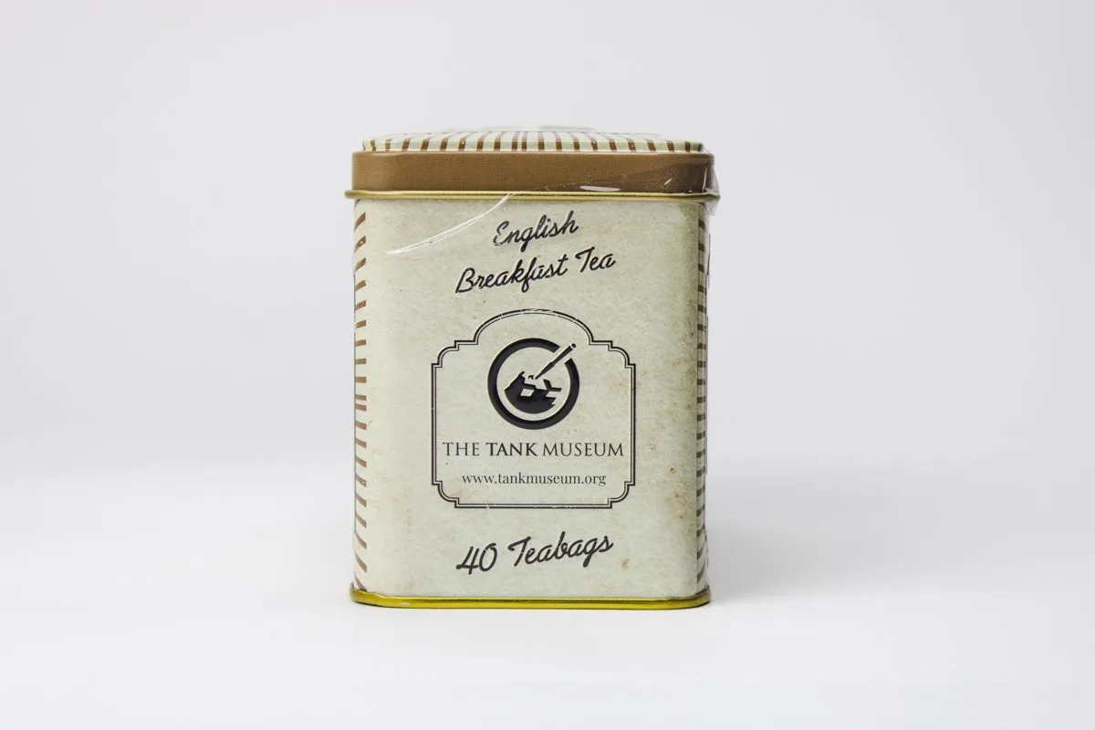 Tankies Tea Collectable Tin with 40 English Breakfast Teabags