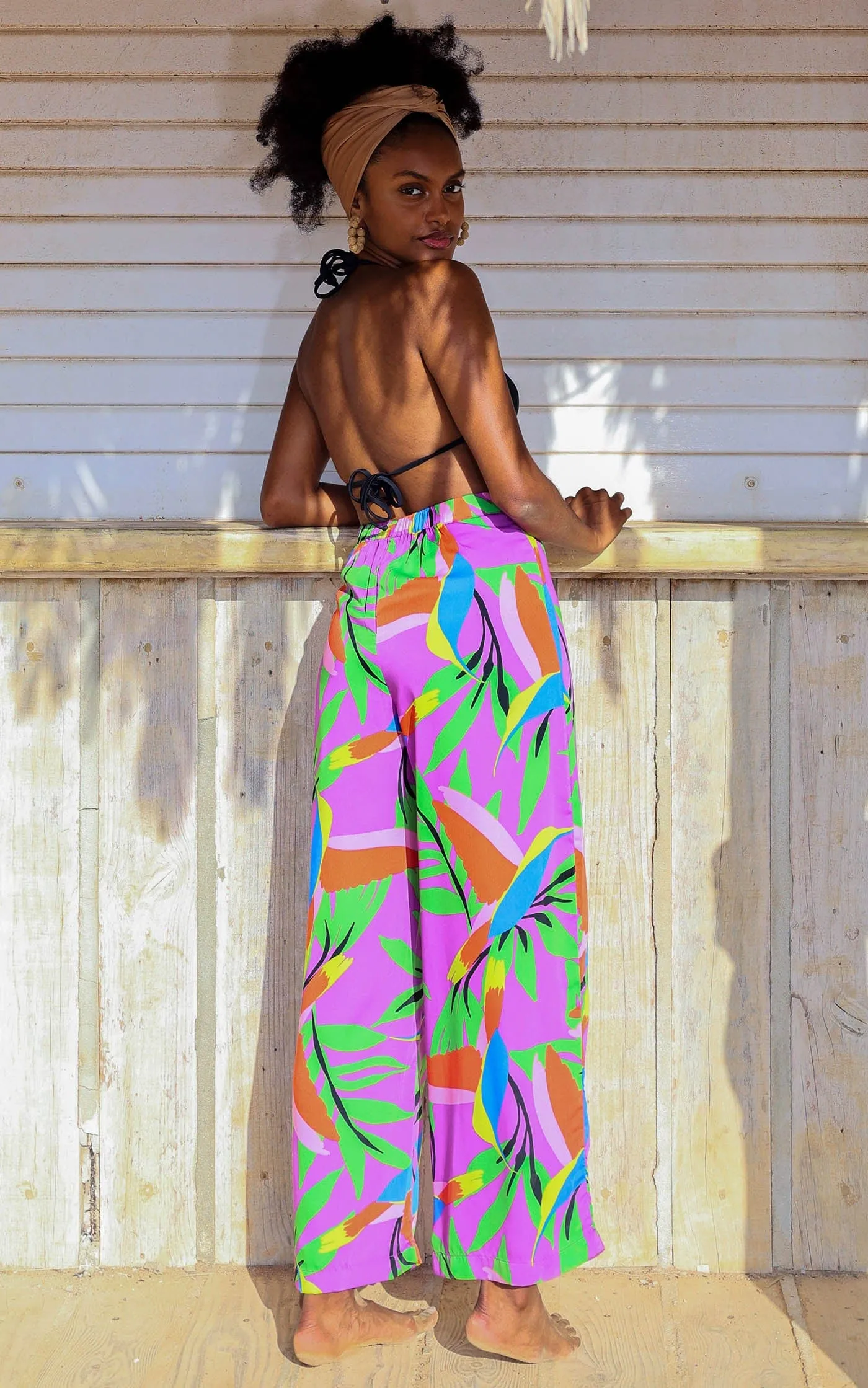 Tatum Trousers in Humming Bird Purple