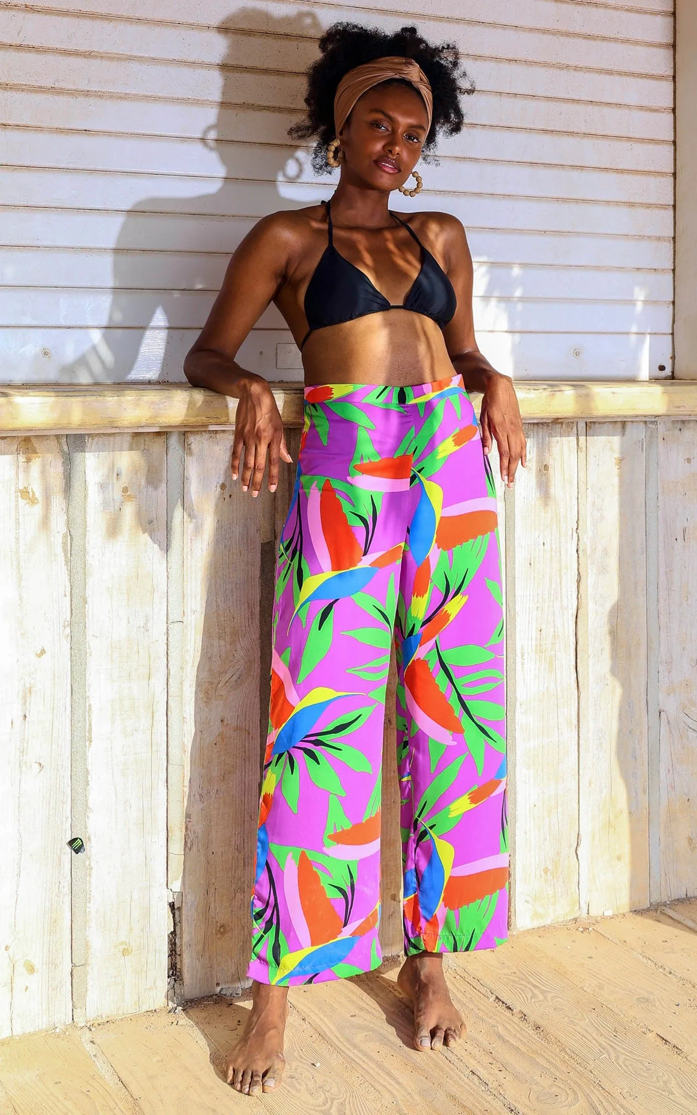 Tatum Trousers in Humming Bird Purple