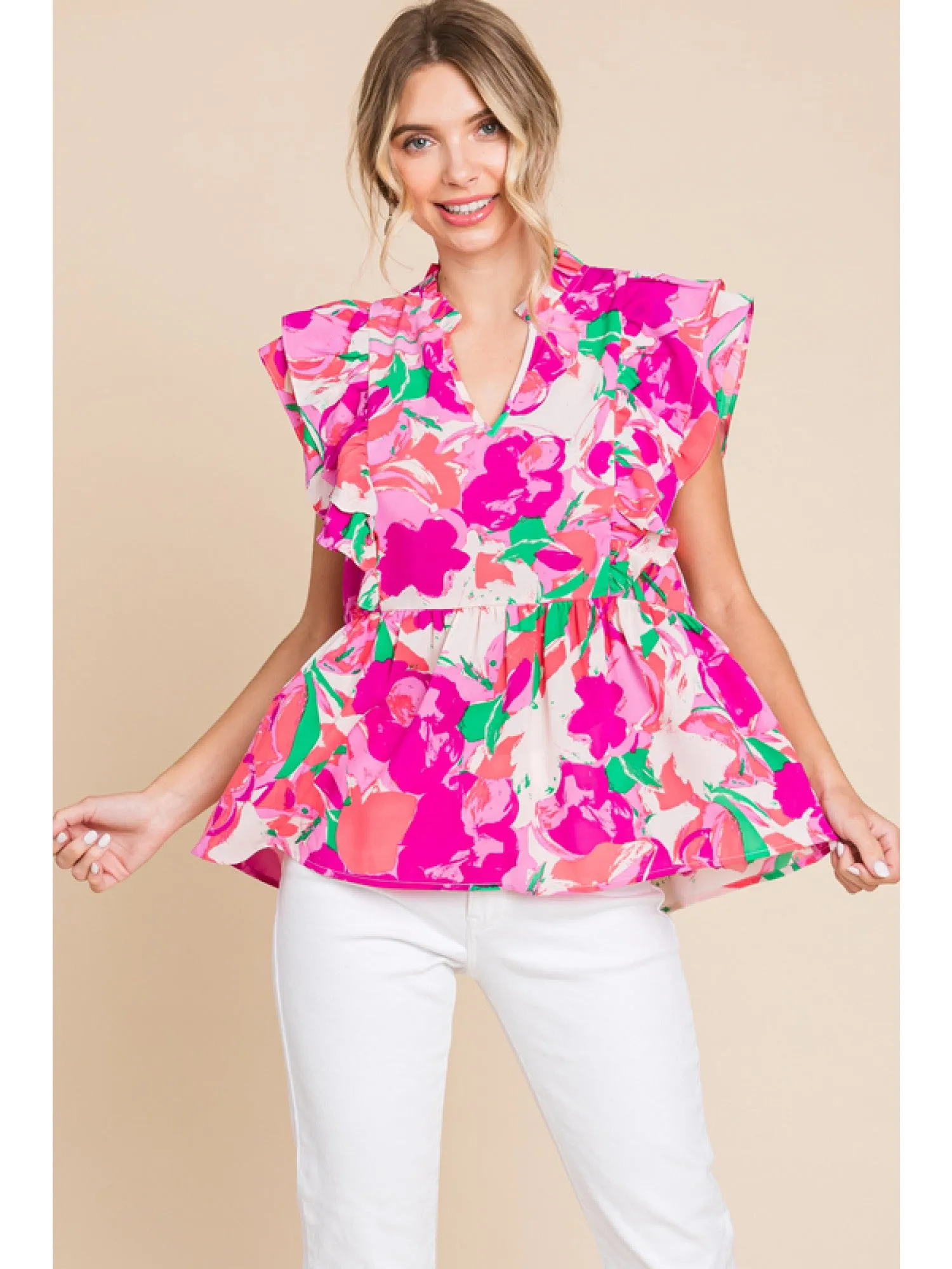 The Pink Babydoll Tank