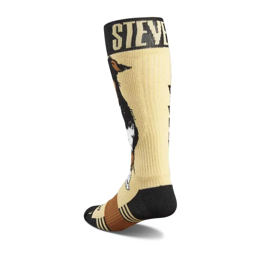 Thirty-Two Signature Merino Sock Black/Brown 2025