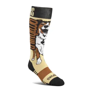 Thirty-Two Signature Merino Sock Black/Brown 2025