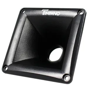 Timpano 1" Exit Screw-on Compact Plastic Horn Black TPT-HL11-25 Single