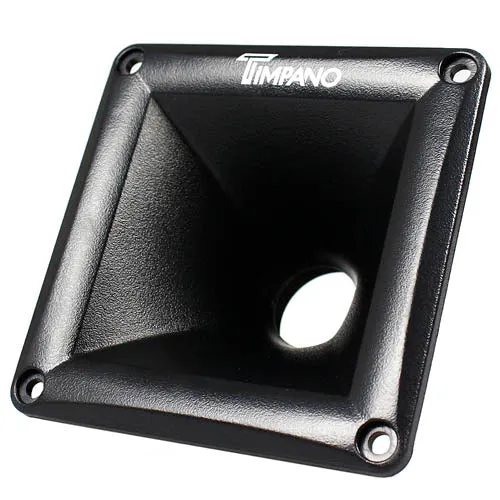 Timpano 1" Exit Screw-on Compact Plastic Horn Black TPT-HL11-25 Single