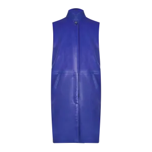 【TRINITY】Leather Eco-Denim Tunic