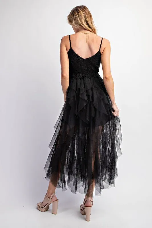 Tulle Midi Dress