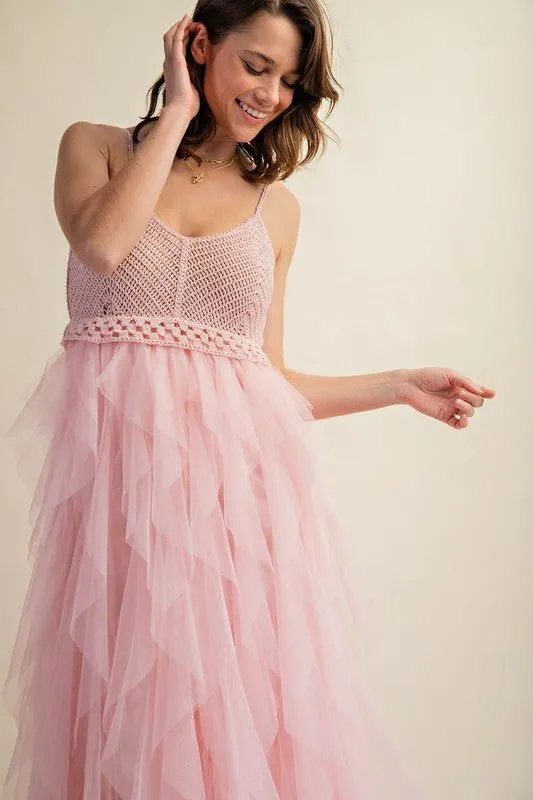 Tulle Midi Dress