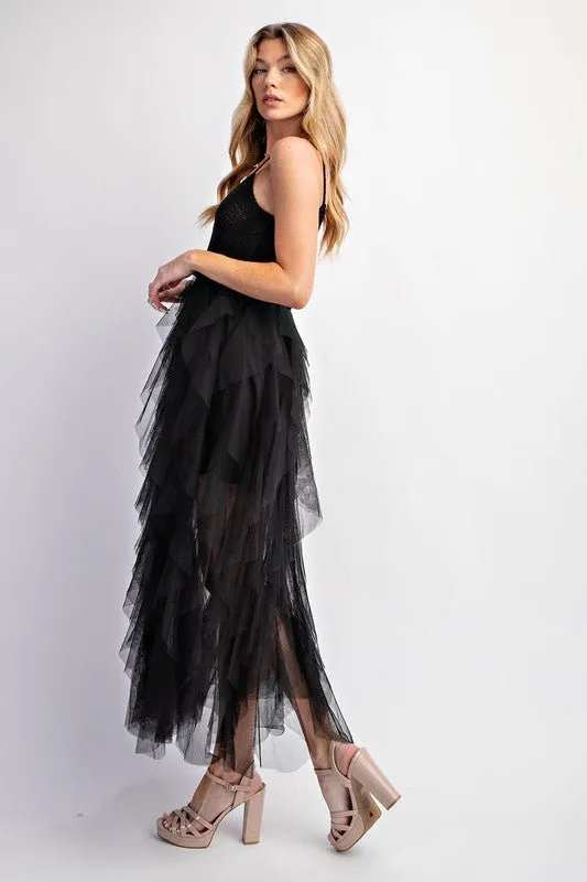 Tulle Midi Dress