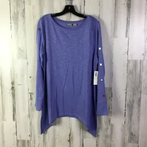 Tunic Long Sleeve By Chicos In Blue, Size: L